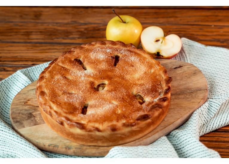 Пирог с яблоками (мини)